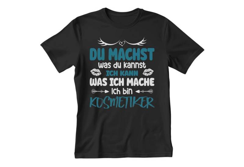 22Feels T-Shirt Kosmetiker Geschenk Männer Spruch Beruf Ausbildung Abschluss IN DEUTSCHLAND BEDRUCKT von 22Feels