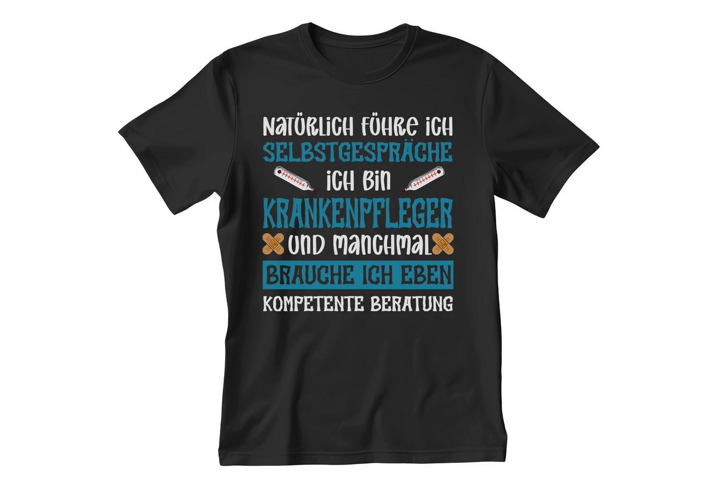 22Feels T-Shirt Krankenpfleger Geschenk Männer Spruch Beruf Ausbildung Abschluss IN DEUTSCHLAND BEDRUCKT von 22Feels