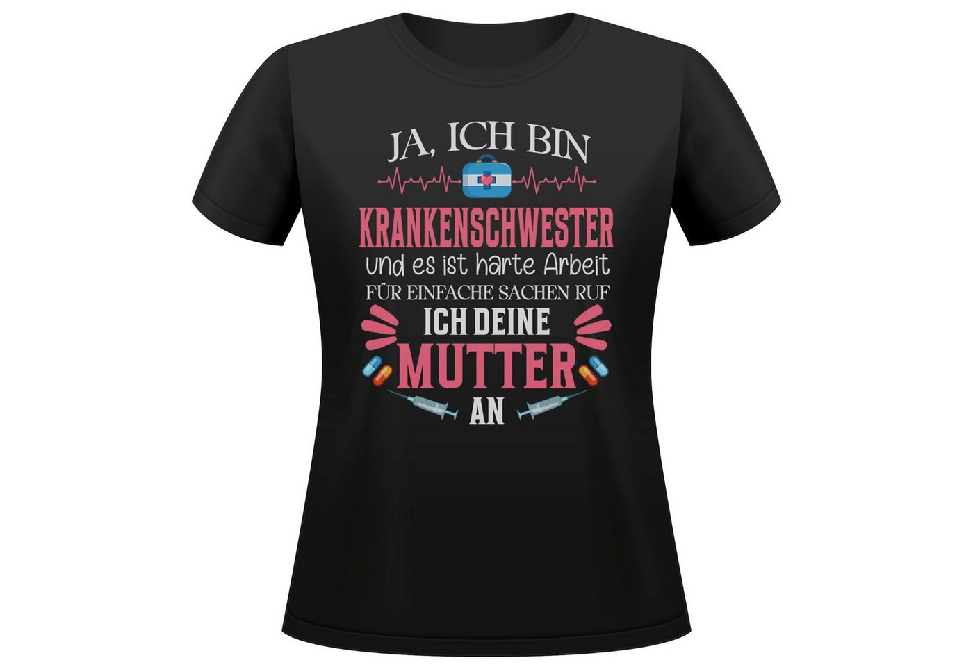 22Feels T-Shirt Krankenschwester Geschenk Frauen Spruch Beruf Ausbildung Abschluss IN DEUTSCHLAND BEDRUCKT 22Feels T-Shirt Krankenschwester Geschenk Frauen Spruch Beruf Ausbildung Abschluss IN DEUTSCHLAND BEDRUCKT von 22Feels