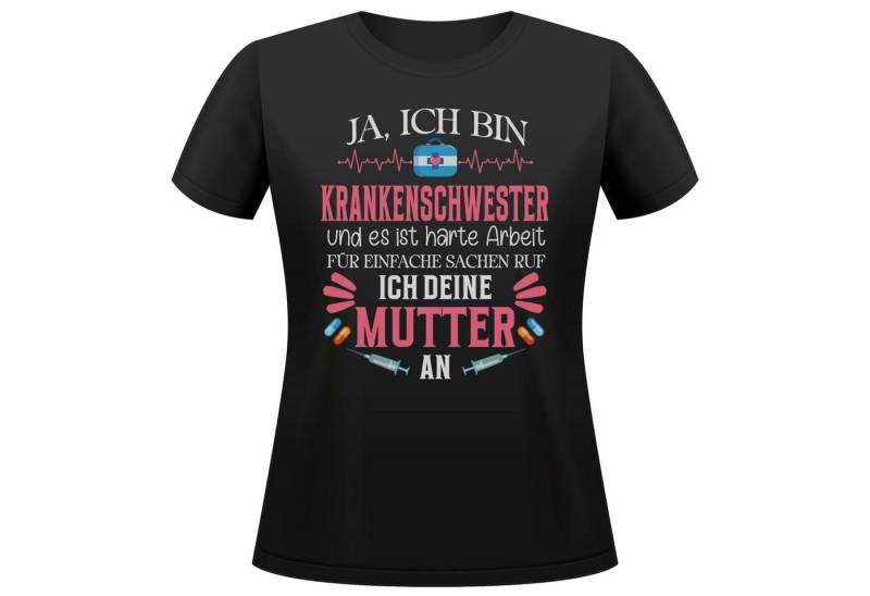 22Feels T-Shirt Krankenschwester Geschenk Frauen Spruch Beruf Ausbildung Abschluss IN DEUTSCHLAND BEDRUCKT von 22Feels