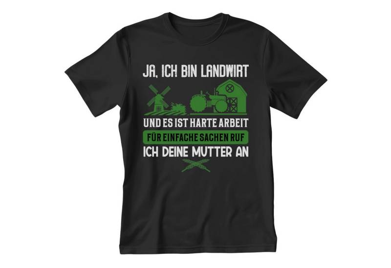 22Feels T-Shirt Landwirt Geschenk Männer Spruch Beruf Ausbildung Studium Abschluss IN DEUTSCHLAND BEDRUCKT von 22Feels