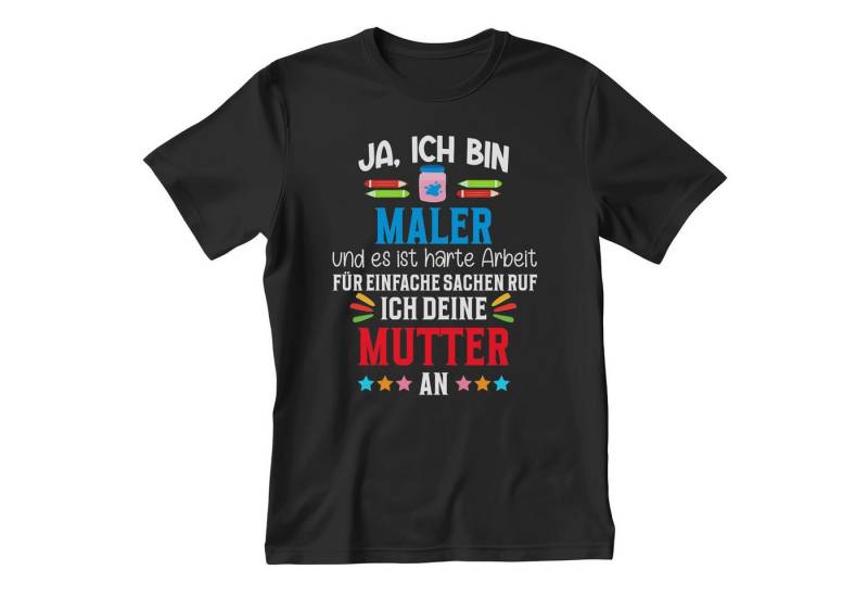 22Feels T-Shirt Maler Geschenk Männer Spruch Beruf Ausbildung Abschluss IN DEUTSCHLAND BEDRUCKT von 22Feels
