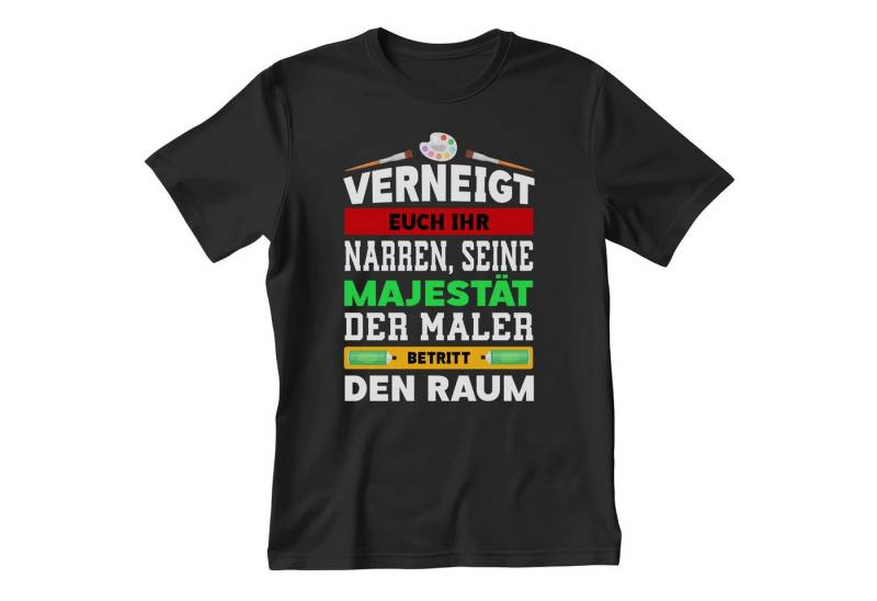 22Feels T-Shirt Maler Geschenk Männer Spruch Beruf Ausbildung Abschluss IN DEUTSCHLAND BEDRUCKT von 22Feels