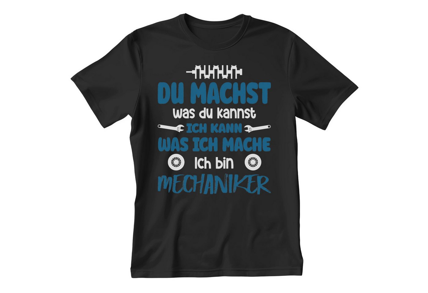22Feels T-Shirt Mechaniker Geschenk Männer Spruch Beruf Ausbildung Abschluss IN DEUTSCHLAND BEDRUCKT von 22Feels