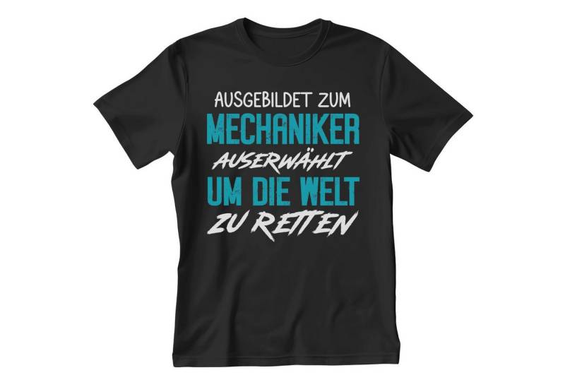 22Feels T-Shirt Mechaniker Geschenk Männer Spruch Beruf Ausbildung Abschluss IN DEUTSCHLAND BEDRUCKT von 22Feels