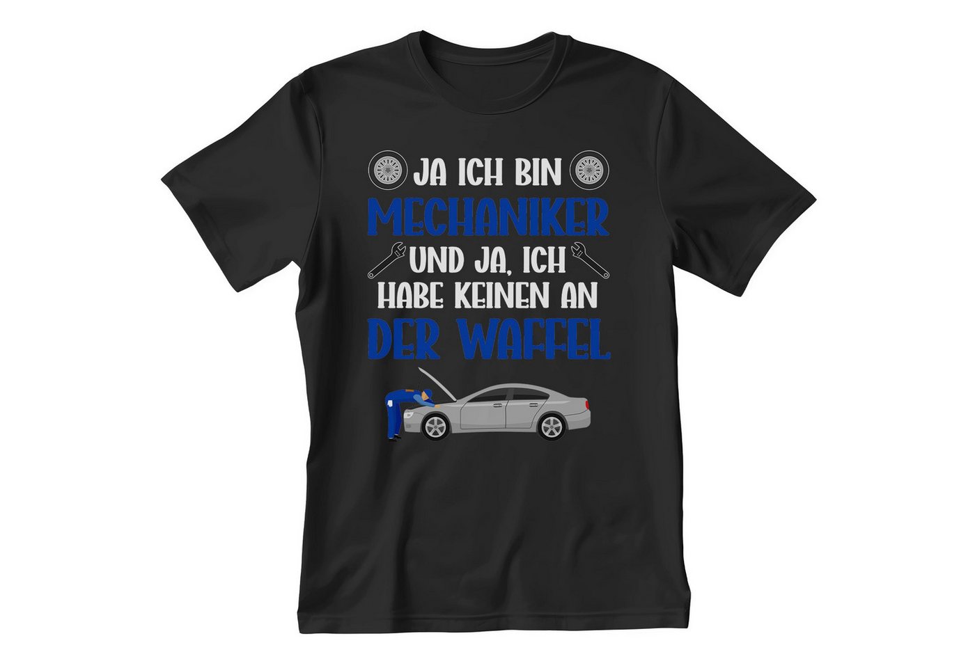 22Feels T-Shirt Mechaniker Geschenk Männer Spruch Beruf Ausbildung Abschluss IN DEUTSCHLAND BEDRUCKT von 22Feels