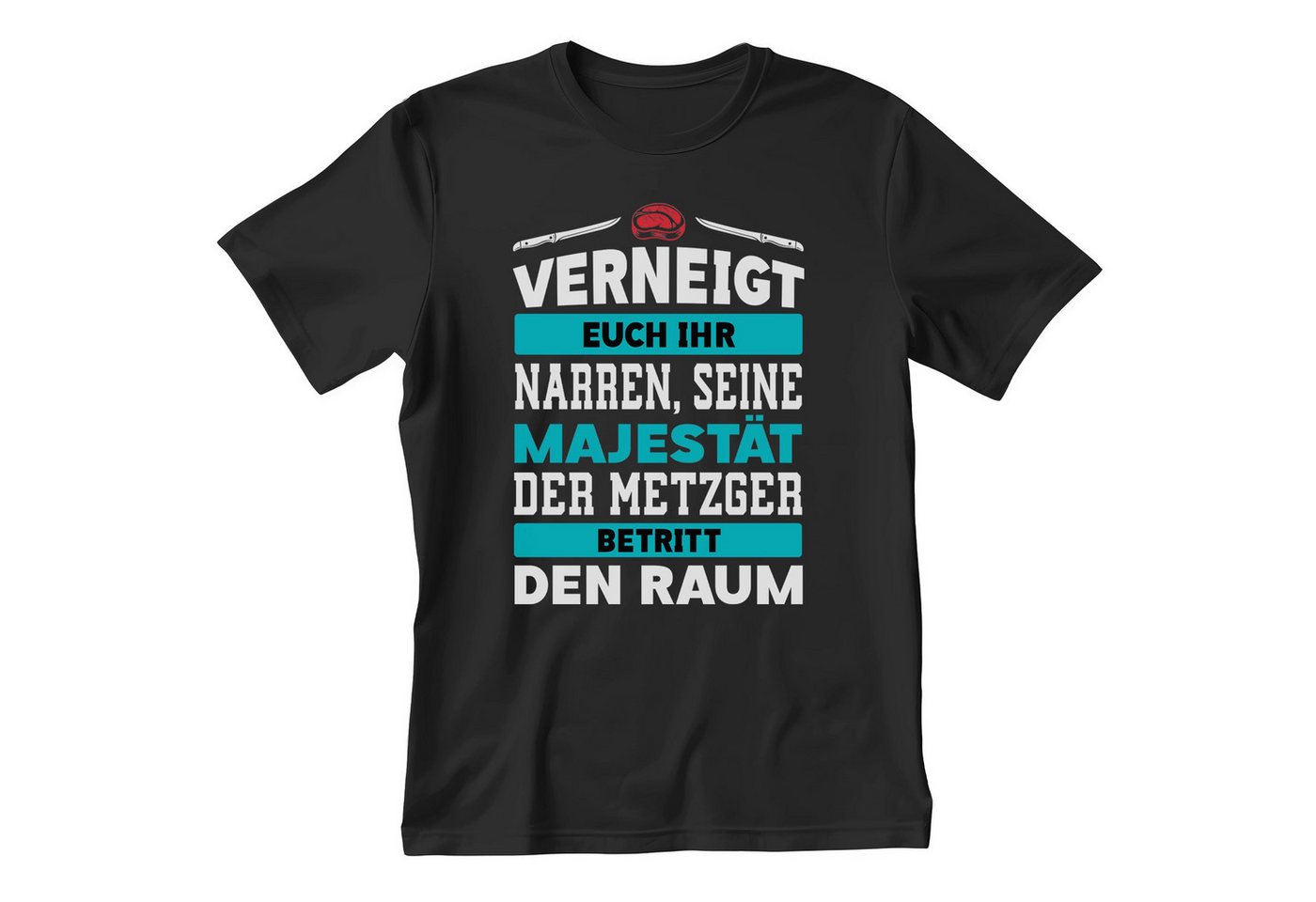 22Feels T-Shirt Metzger Geschenk Männer Spruch Beruf Abschluss IN DEUTSCHLAND BEDRUCKT von 22Feels