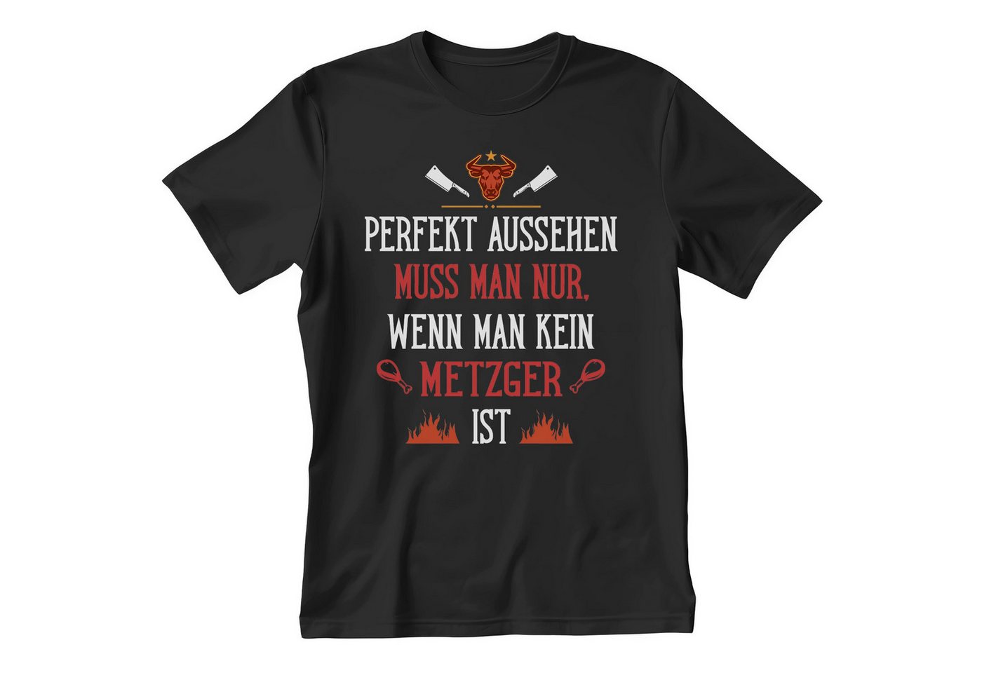 22Feels T-Shirt Metzger Geschenk Männer Spruch Beruf Abschluss IN DEUTSCHLAND BEDRUCKT von 22Feels
