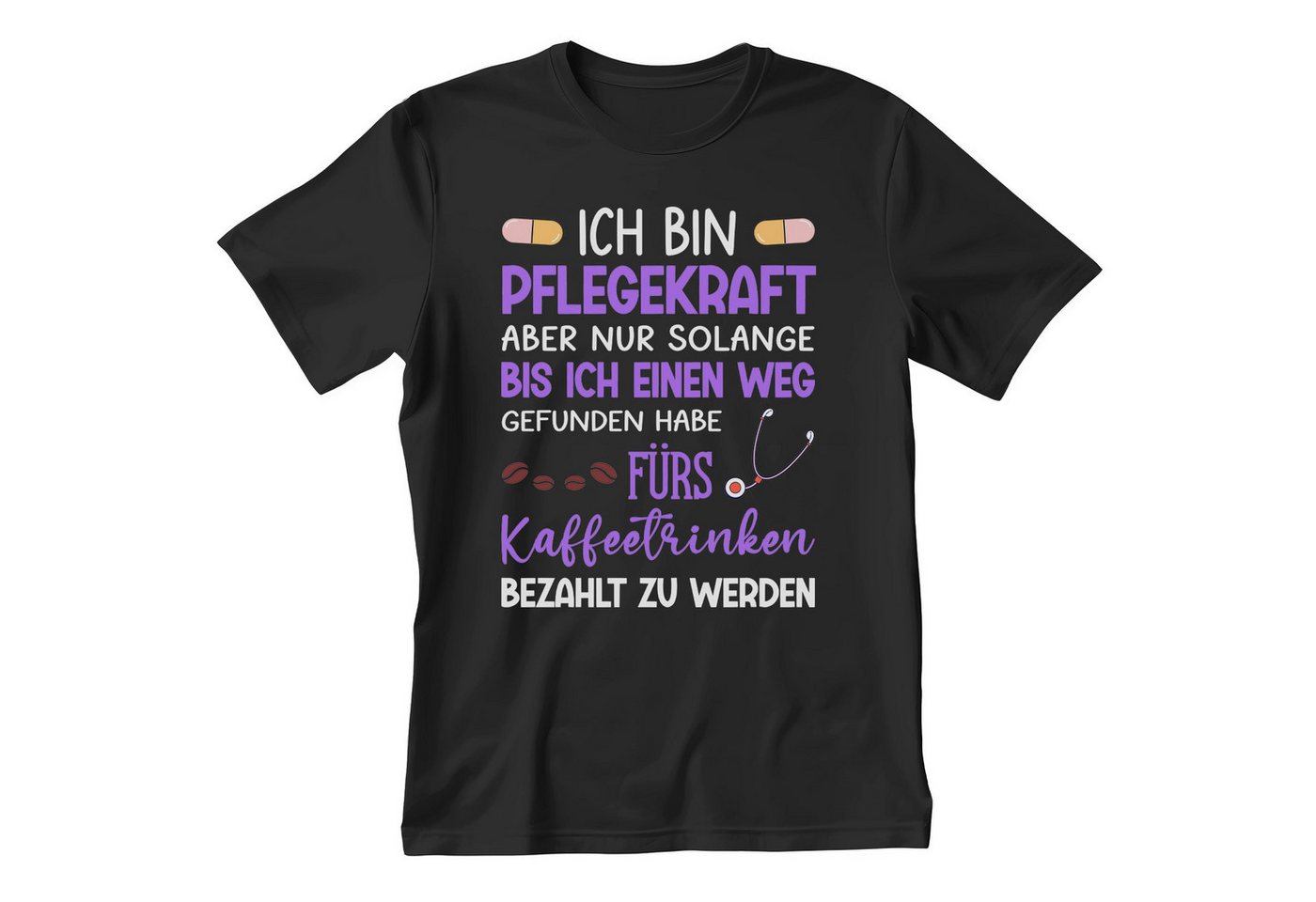 22Feels T-Shirt Pflegekraft Geschenk Männer Spruch Beruf Ausbildung Abschluss IN DEUTSCHLAND BEDRUCKT von 22Feels