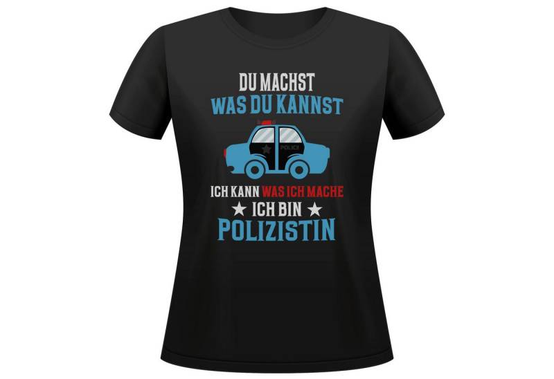 22Feels T-Shirt Polizistin Geschenk Frauen Spruch Beruf Ausbildung Studium Abschluss IN DEUTSCHLAND BEDRUCKT von 22Feels