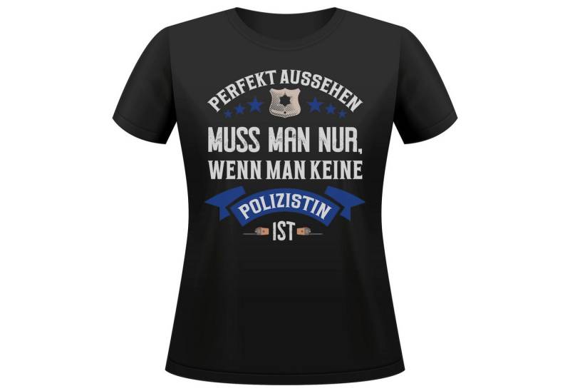 22Feels T-Shirt Polizistin Geschenk Frauen Spruch Beruf Ausbildung Studium Abschluss IN DEUTSCHLAND BEDRUCKT von 22Feels