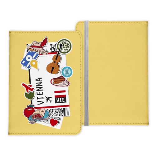 22Feels Wien Souvenir Reisepasshülle Organizer Reisen Gadgets Österreich Haupstadt Urlaub Kunst-Leder Etui Cover Frauen Männer Kinder 22Feels Wien Souvenir Reisepasshülle Organizer Reisen Gadgets Österreich Haupstadt Urlaub Kunst-Leder Etui Cover Frauen Männer Kinder von 22Feels