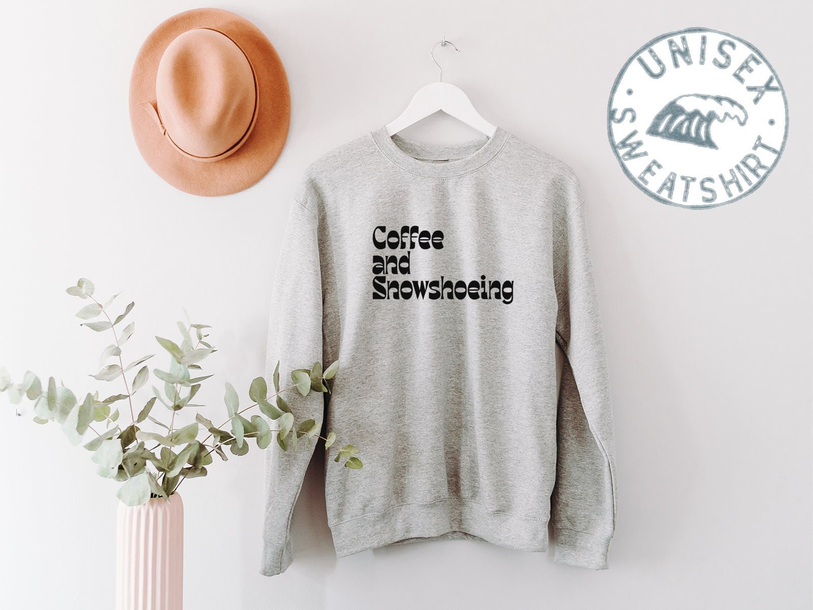 70Er Jahre 1970Er Retro Sweatshirt, Schneeschuhlaufen, Schneeschuhwandern, Lustiges Geburtstagsgeschenk Für Frauen Und Männer von 22ndOfOctober