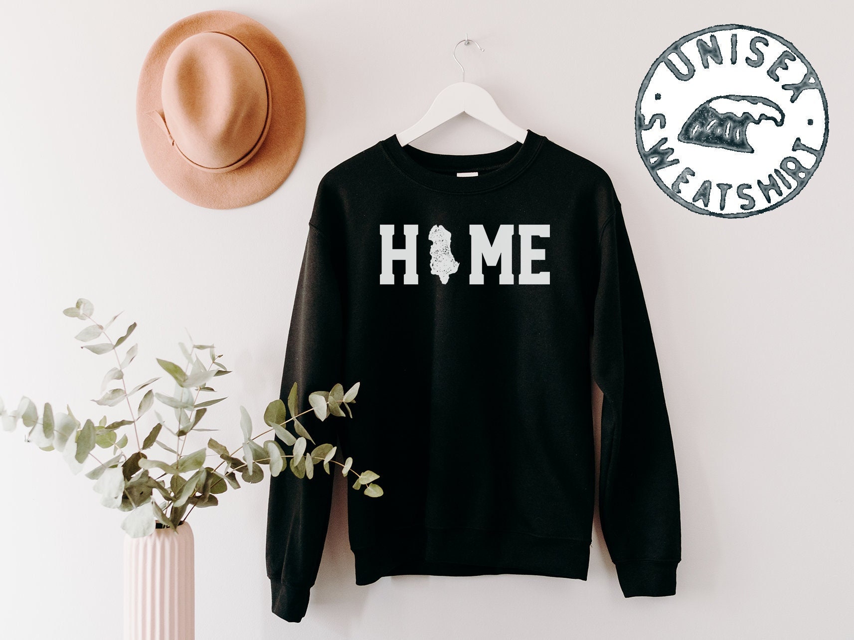 Albanien Home Umzug Heimweh Sweatshirt, Kunst, Lustige Pullover Shirt, Kleidung, Geburtstagsgeschenke Für Männer Und Frauen von 22ndOfOctober