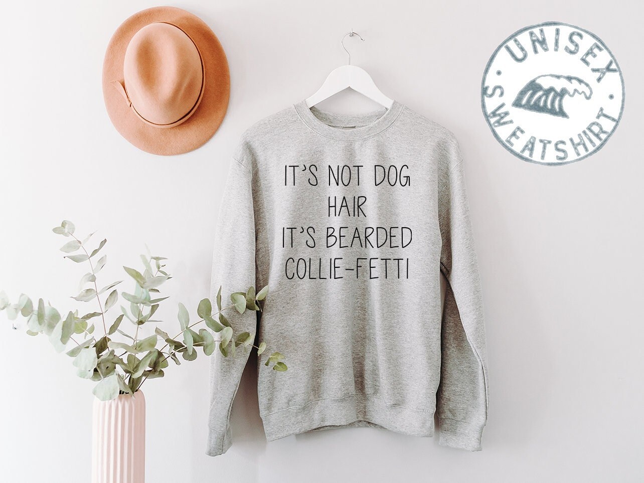 Bearded Collie Sweatshirt, Unisex Hoodie, Geburtstagsgeschenke Für Männer Und Frauen von 22ndOfOctober