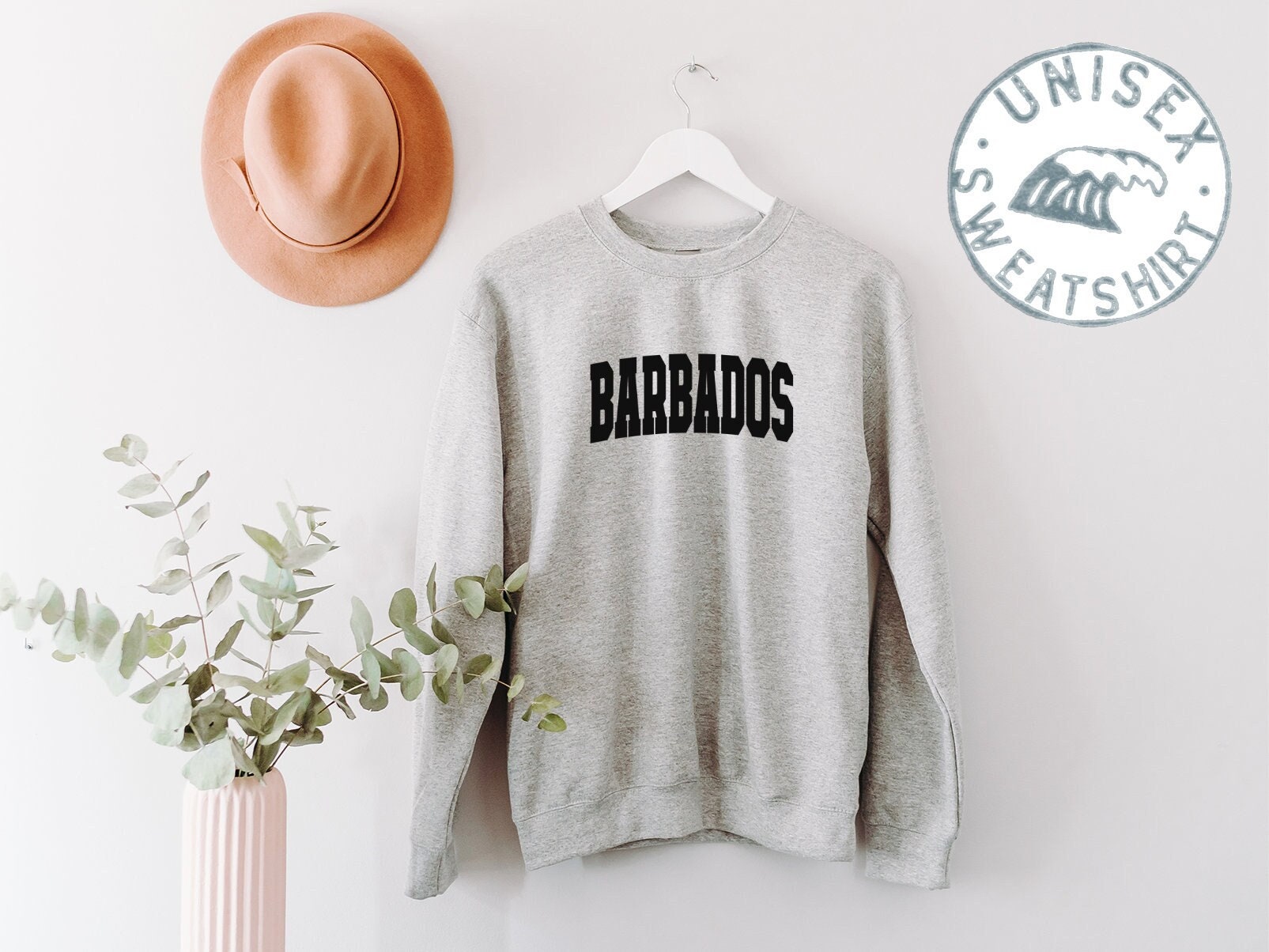 Barbados Umzug Sweatshirt, Lustige Pullover Shirt, Geburtstagsgeschenke Für Männer Und Frauen von 22ndOfOctober