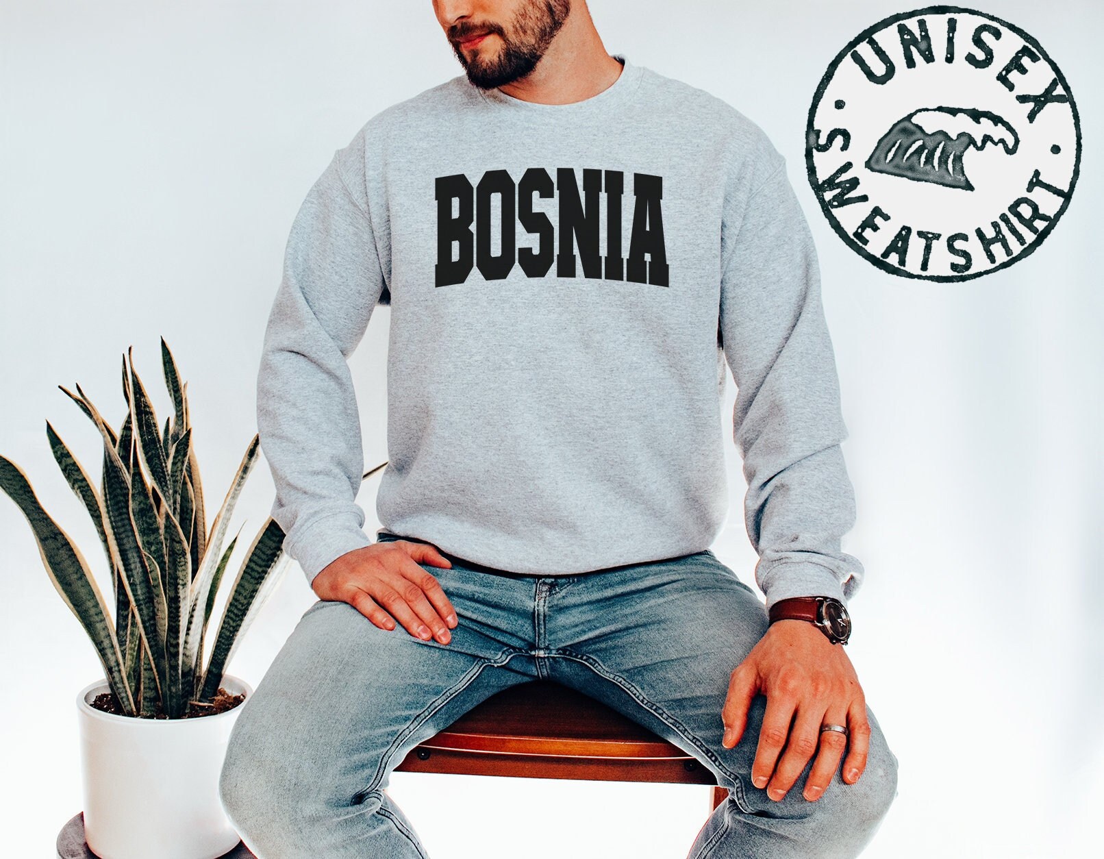 Bosnien Bosnisch Umzug Sweatshirt, Lustige Pullover Shirt, Geburtstagsgeschenke Für Männer Und Frauen von 22ndOfOctober