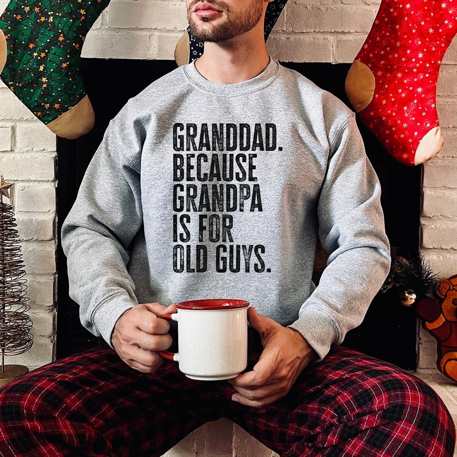 Opa Neuer Vatertag Großvater Sweatshirt, Lustiges Pullover-Hemd, Geburtstagsgeschenke Für Männer Und Frauen von 22ndOfOctober