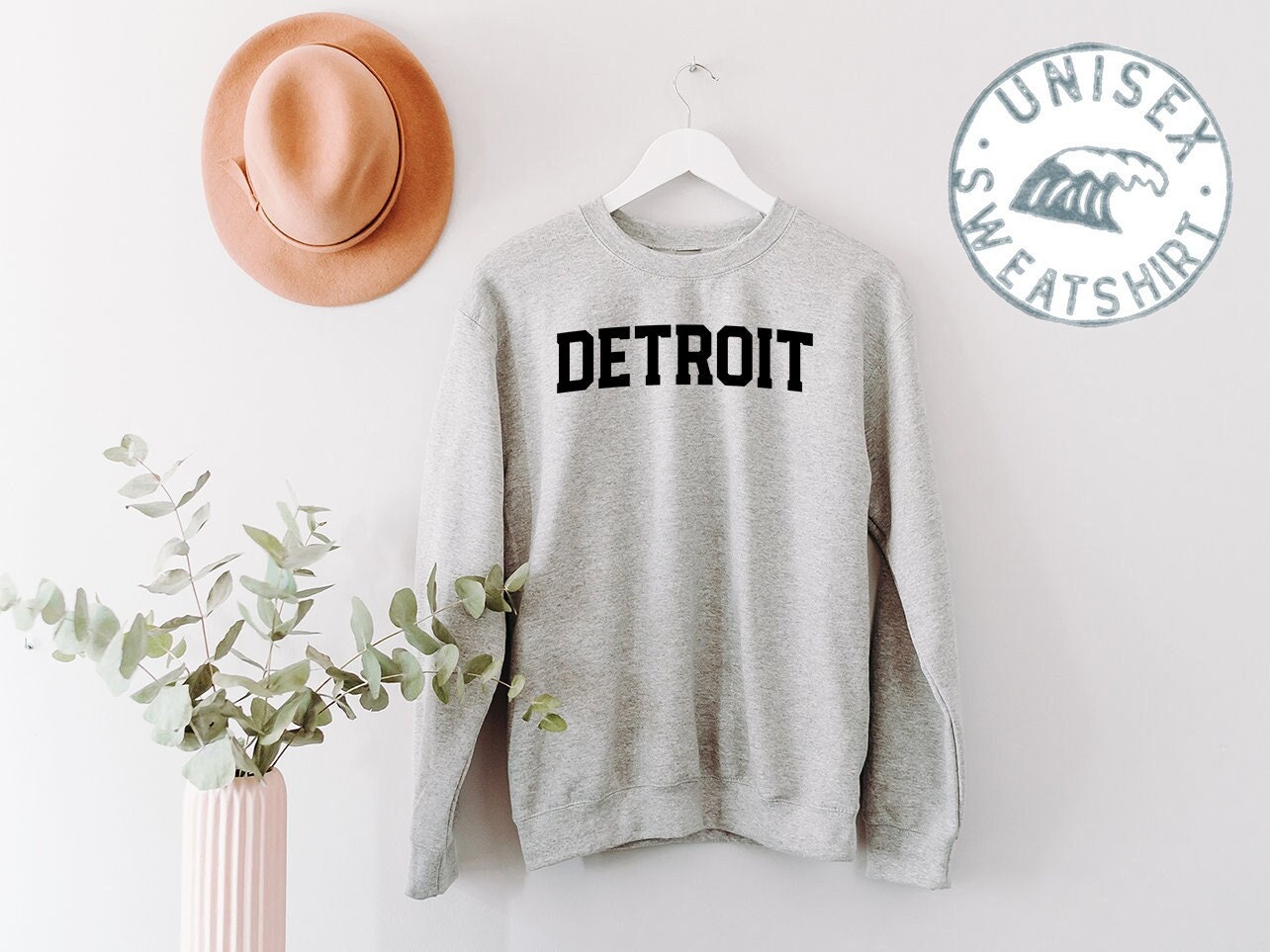 Detroit Jersey Umzug Sweatshirt, Lustige Pullover Shirt, Geburtstagsgeschenke Für Männer Und Frauen von 22ndOfOctober