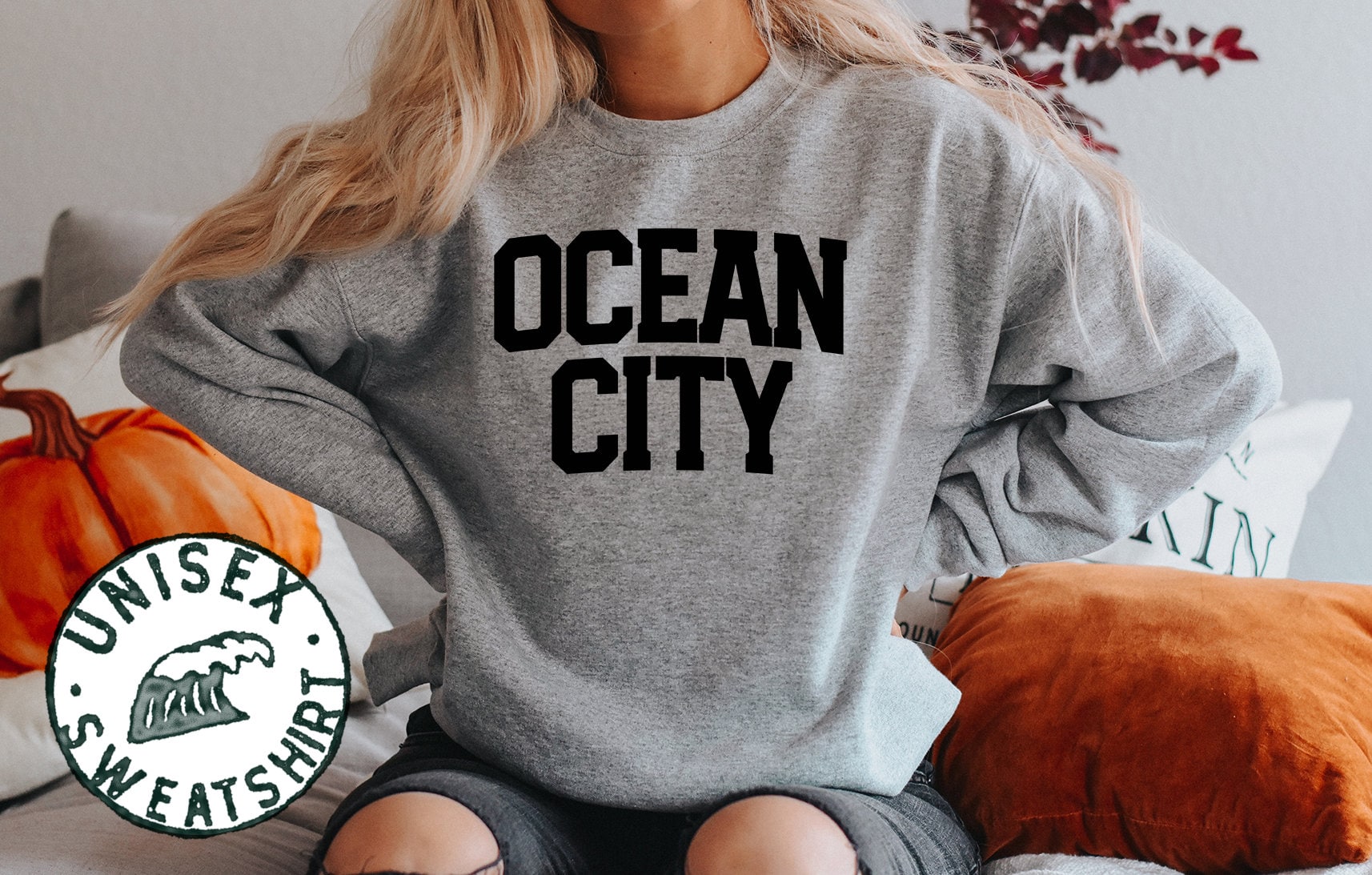 Ocean City Maryland Nj Md New Jersey Umzug Sweatshirt, Lustige Pullover Shirt, Geburtstagsgeschenke Für Männer Und Frauen von 22ndOfOctober