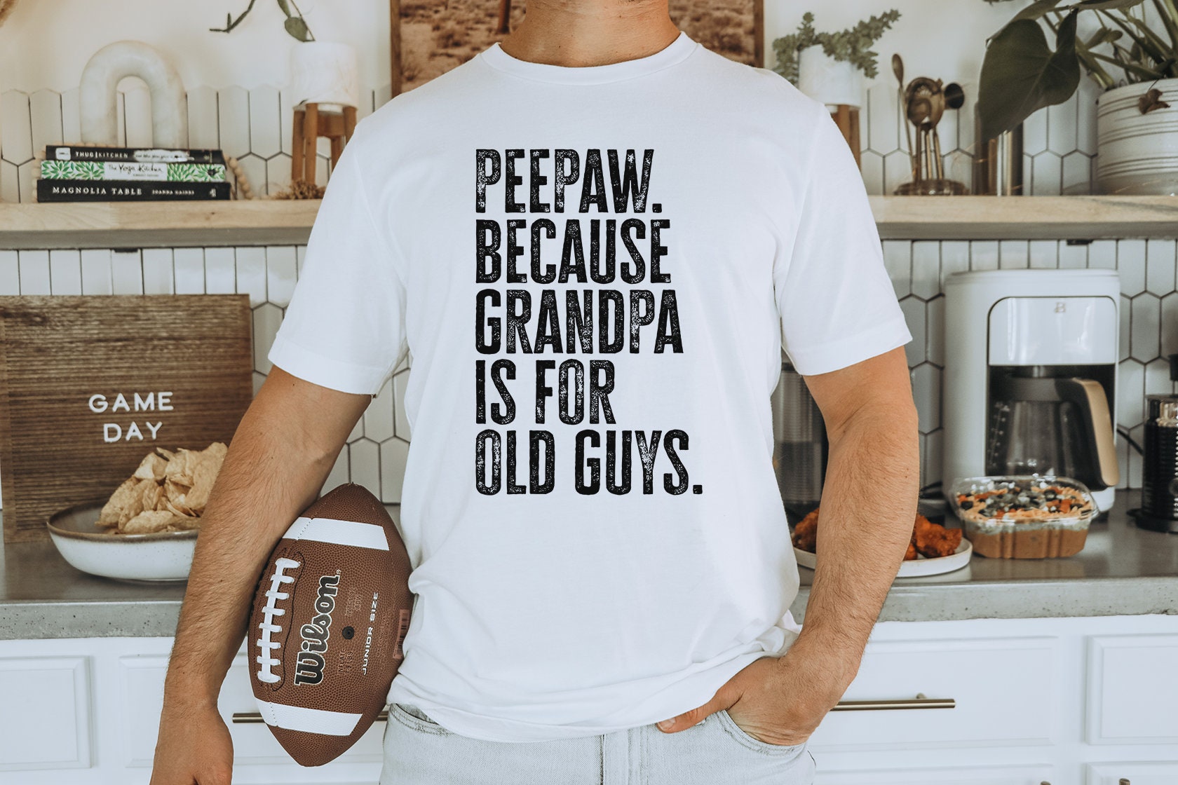 Peepaw Pee Paw Neuer Opa Vatertag Großvater Shirt, Lustiges T-Shirt, Geburtstagsgeschenke Für Männer Und Frauen von 22ndOfOctober