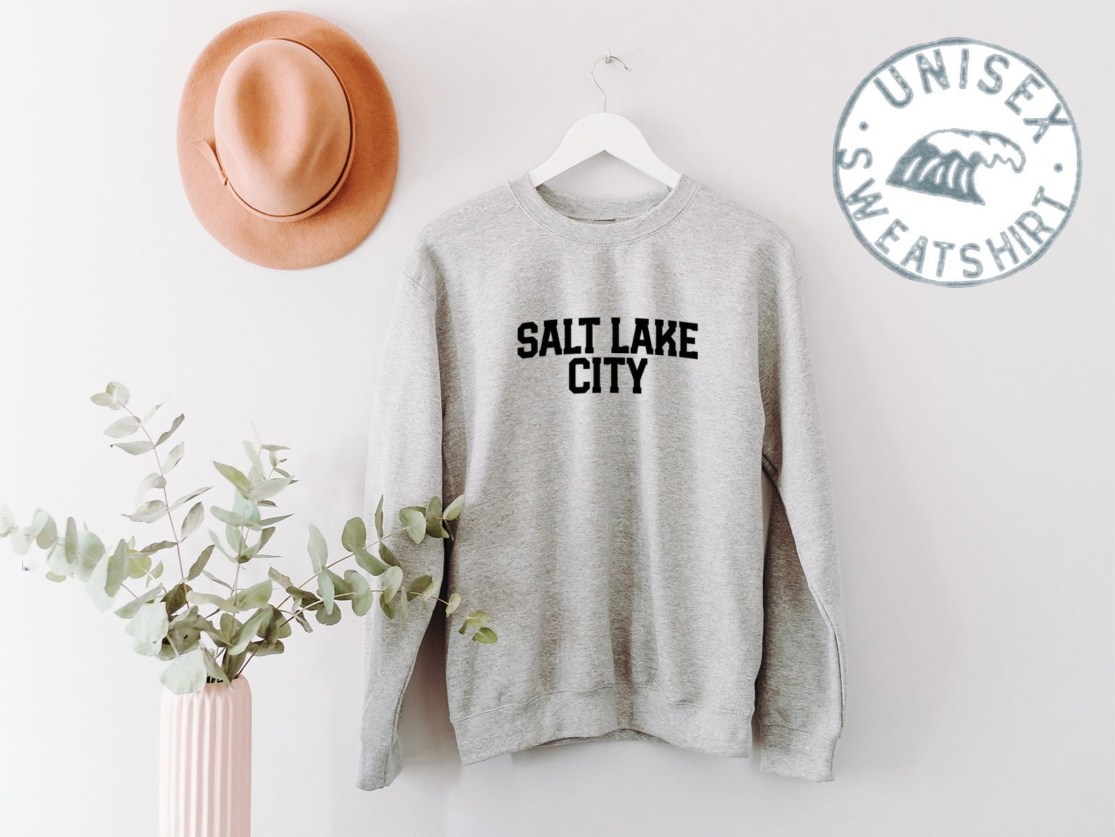 Salt Lake City Ut Utah Heimatstadt Umzug Sweatshirt, Lustiges Pullover Shirt, Geburtstagsgeschenke Für Männer Und Frauen von 22ndOfOctober