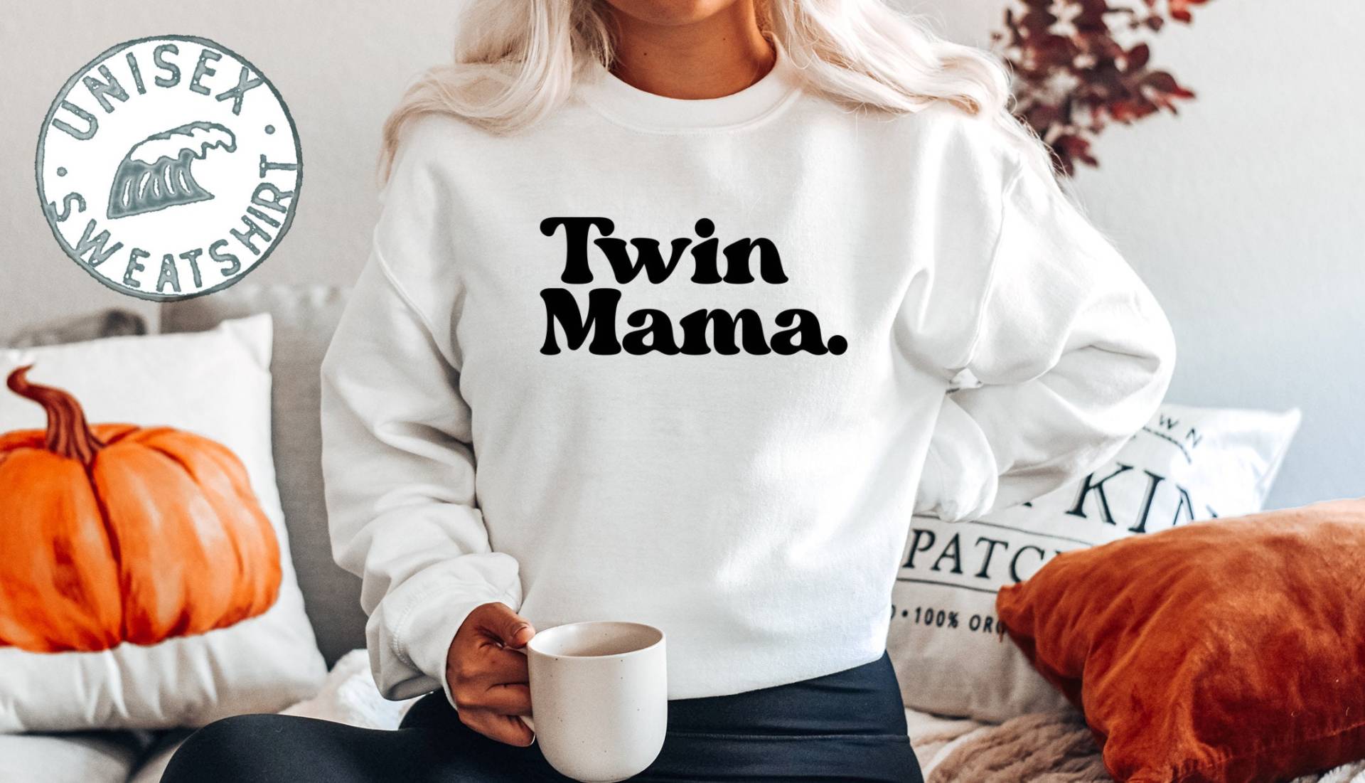 Twin Mama 70Er Jahre 1970Er Der Zwillinge Sweatshirt, Lustiger Pullover, Geburtstagsgeschenke Für Männer Und Frauen von 22ndOfOctober