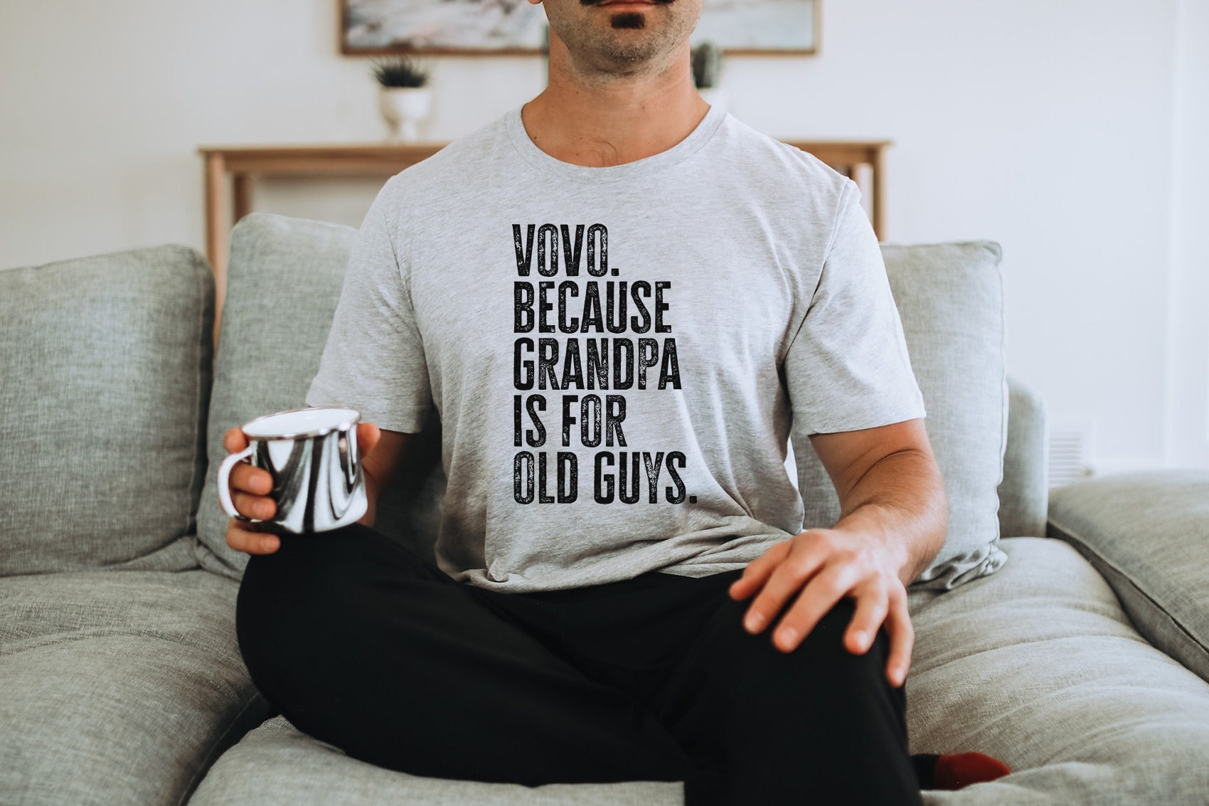 Vovo Neuer Opa Vatertag Großvater Shirt, Lustiges T-Shirt, Geburtstagsgeschenke Für Männer Und Frauen von 22ndOfOctober