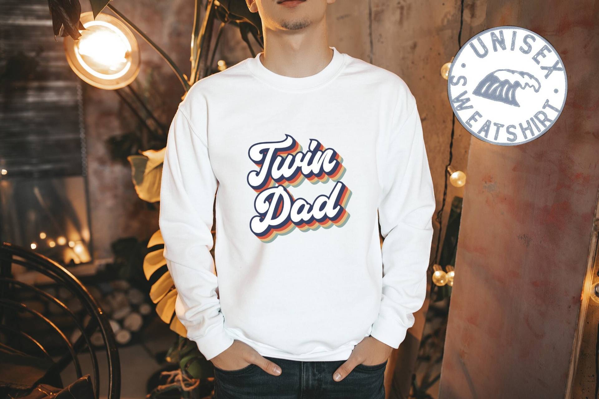 Zwillings-Vater-Papa Der Zwillinge Neuer Vater-Sweatshirt, Lustiger Pullover-Hemd, Geburtstagsgeschenke Für Männer Und Frauen von 22ndOfOctober