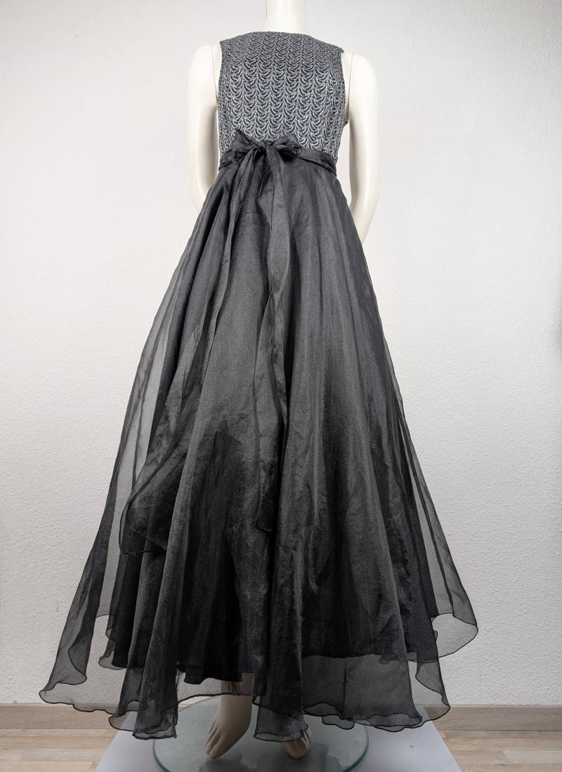 Vintage Kleid | xs/S New Fast Schwarz Silber Abendkleid/Ballkleid von 22nddresses
