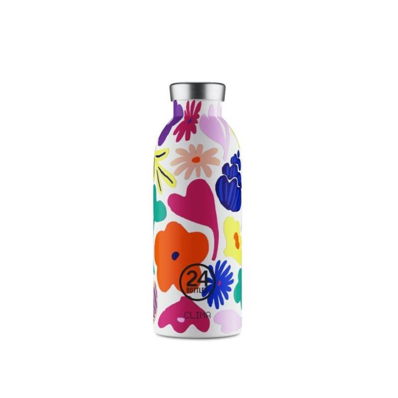 24 BOTTLES - Getränke- Essen-Behälter Clima Bottle 500 Aqua Fiorita Multicolor von 24 BOTTLES