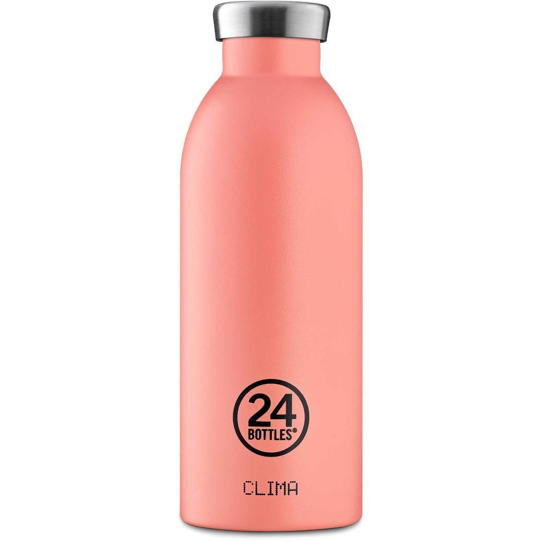 24 BOTTLES - Getränke- Essen-Behälter Clima Bottle 500 Blush Rose Rosa von 24 BOTTLES