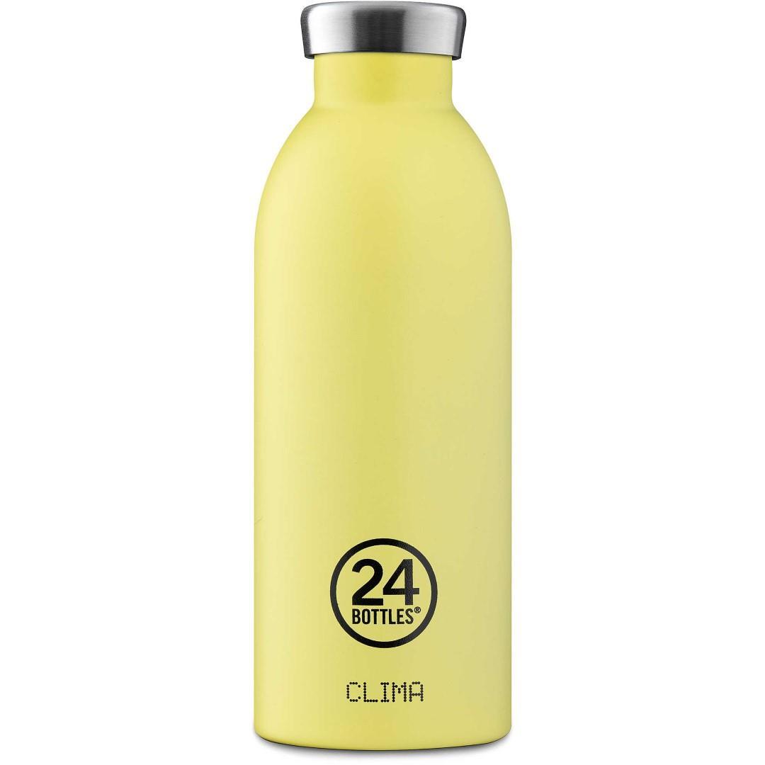 24 BOTTLES - Getränke- Essen-Behälter Clima Bottle 500 Citrus Gelb von 24 BOTTLES
