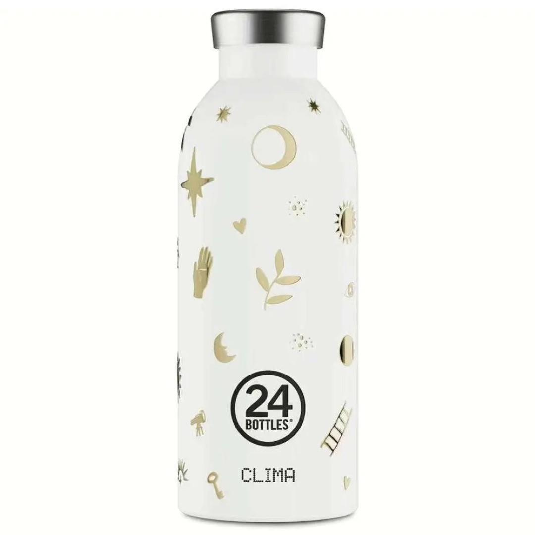 24 BOTTLES - Getränke- Essen-Behälter Clima Bottle 500 Radio Galaxy Weiß von 24 BOTTLES