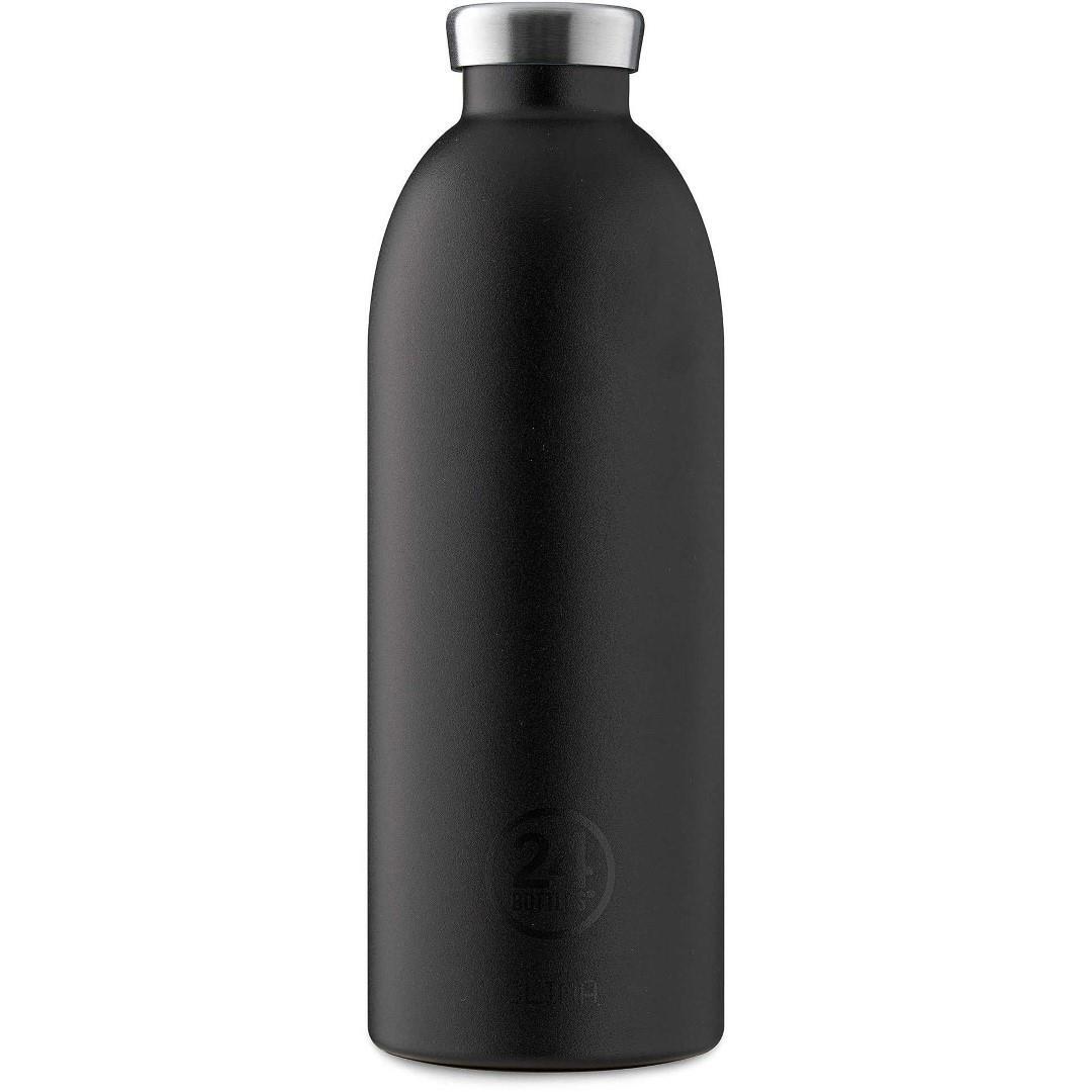 24 BOTTLES - Getränke- Essen-Behälter Clima Bottle 850 Stone Tuxedo Black Grau von 24 BOTTLES