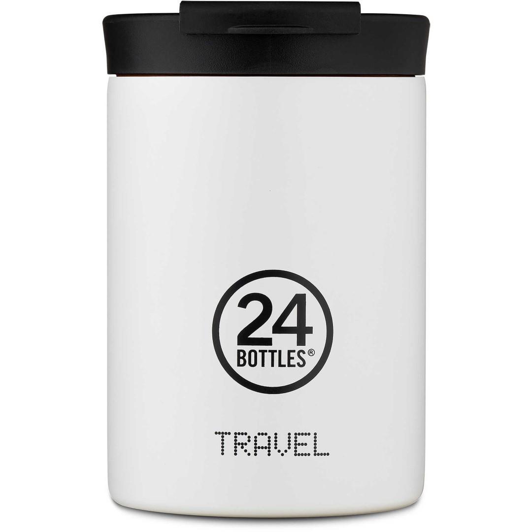 24 BOTTLES - Getränke- Essen-Behälter Travel Tumbler 350 Ice White Weiß von 24 BOTTLES