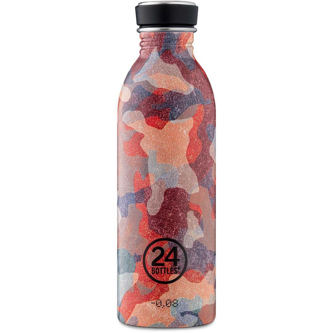 24 BOTTLES - Getränke- Essen-Behälter Urban Bottle 500 Camo Coral Multicolor von 24 BOTTLES
