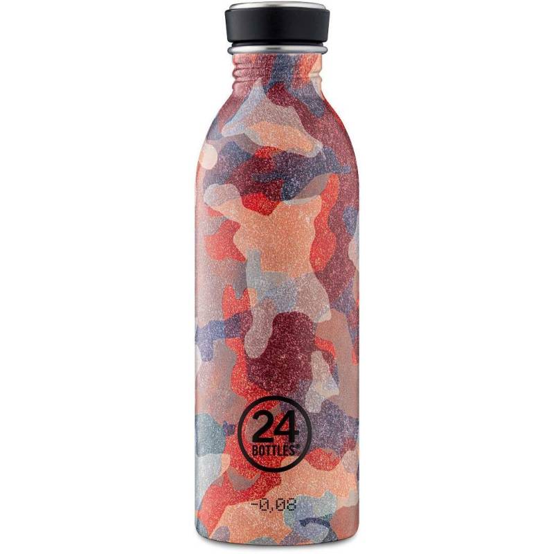24 BOTTLES - Getränke- Essen-Behälter Urban Bottle 500 Camo Coral Multicolor von 24 BOTTLES