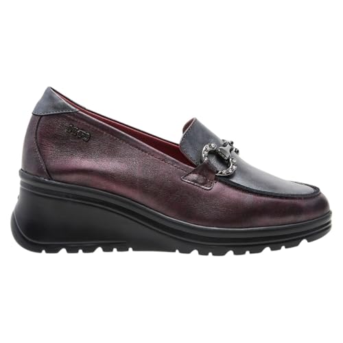 24 HRS 24 HRS 26653 Ossid Grape: Komfort und Stil für Ihre Füße - Leder, Ossid Grape, 36 EU von 24 HORAS