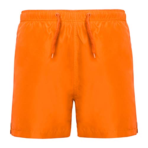 24 JOYAS Badehose für Kinder mit frischen Neonfarben, Innenslip, Seitentaschen, Gesäß und Kordelzug, K-42, Orange, K-42 12 Jahre von 24 JOYAS