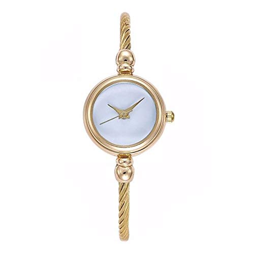 24 JOYAS Minimalistische, elegante Quarz-Armbanduhr mit magnetischem Edelstahl-Armband, gold von 24 JOYAS