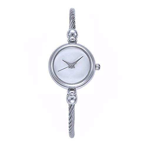 24 JOYAS Minimalistische, elegante Quarz-Armbanduhr mit magnetischem Edelstahl-Armband, silber von 24 JOYAS