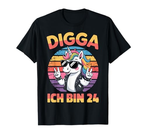 24. Geburtstag Frauen Geschenk Einhorn 24 Jahre Deko Lustig T-Shirt 24. Geburtstag Frauen Geschenk Einhorn 24 Jahre Deko Lustig T-Shirt von 24. Geburtstag Geschenk Junge Geschenkidee