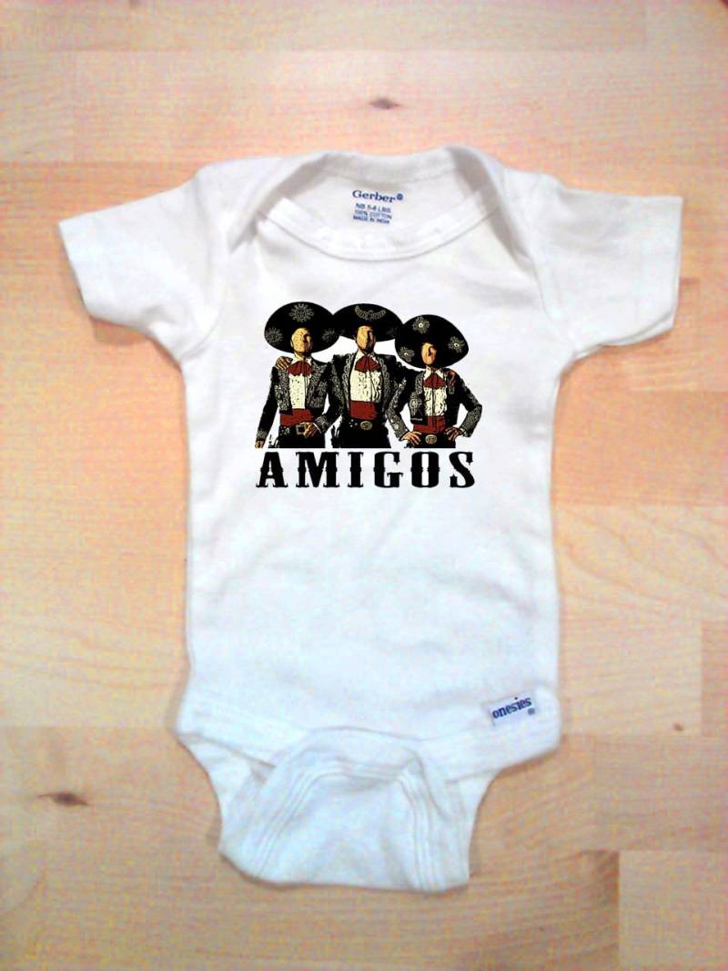 Drei Amigos Film Baby Strampler von 247Magnum