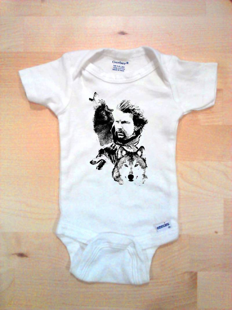 Drei-Wolf Costner Strampler Mit Dem Wolf Tanzt von 247Magnum