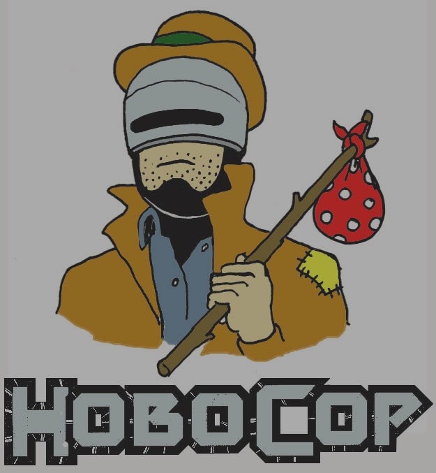Hobocop Mens T-Shirt Robocop von 247Magnum
