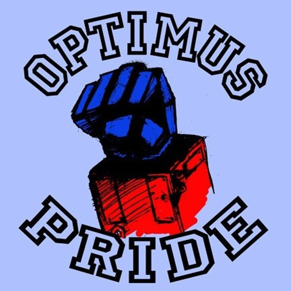 Optimus Pride Erwachsene T-Shirt Transformatoren von 247Magnum