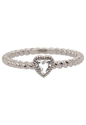 24Kae Damen-Damenring 925er Silber 1 Kristall 56 Silber 32019041 24Kae Damen-Damenring 925er Silber 1 Kristall 56 Silber 32019041 von 24KAE