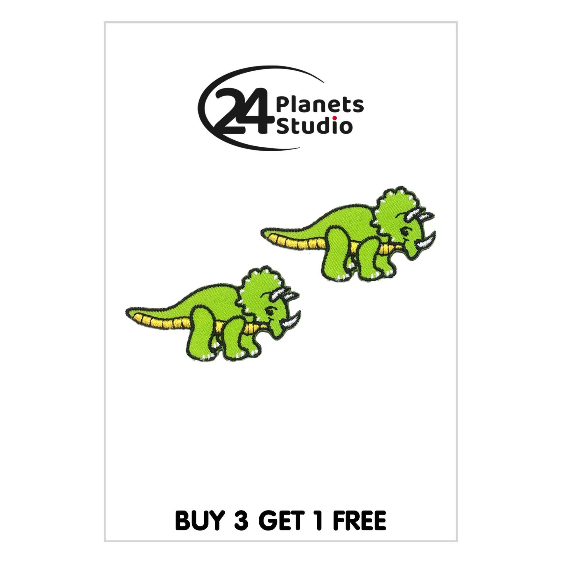 2 Mini Grüne Triceratops Dinosaurier Patches Aufbügeln Von 24Planetsstudio 2 Mini Grüne Triceratops Dinosaurier Patches Aufbügeln Von 24Planetsstudio von 24PlanetsStudio