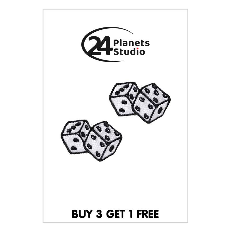 2 Mini Würfel Bügeln Auf Patches Von 24Planetsstudio 2 Mini Würfel Bügeln Auf Patches Von 24Planetsstudio von 24PlanetsStudio